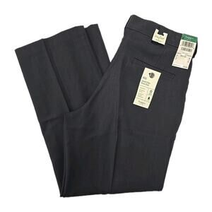 Haggar Mens Smart Fiber Dress Pants 36x29 Gray Classic Fit Comfort Waist NEW $70